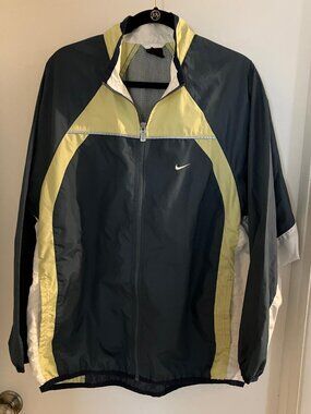 NIKE ZIP UP WINDBREAKER JACKET TOP SIZE 16-18